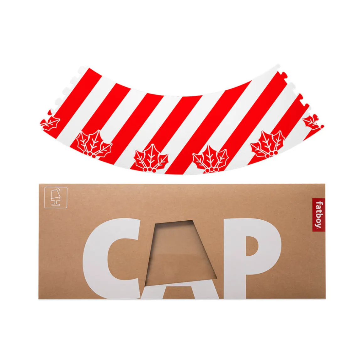 Fatboy Edison the Petit LED Akkuleuchte mit X-mas Cooper Cappie Stripemas