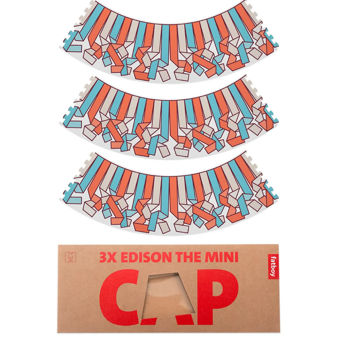 Fatboy Mini Cappie Serpetine, 3er-Set, für Edison the Mini