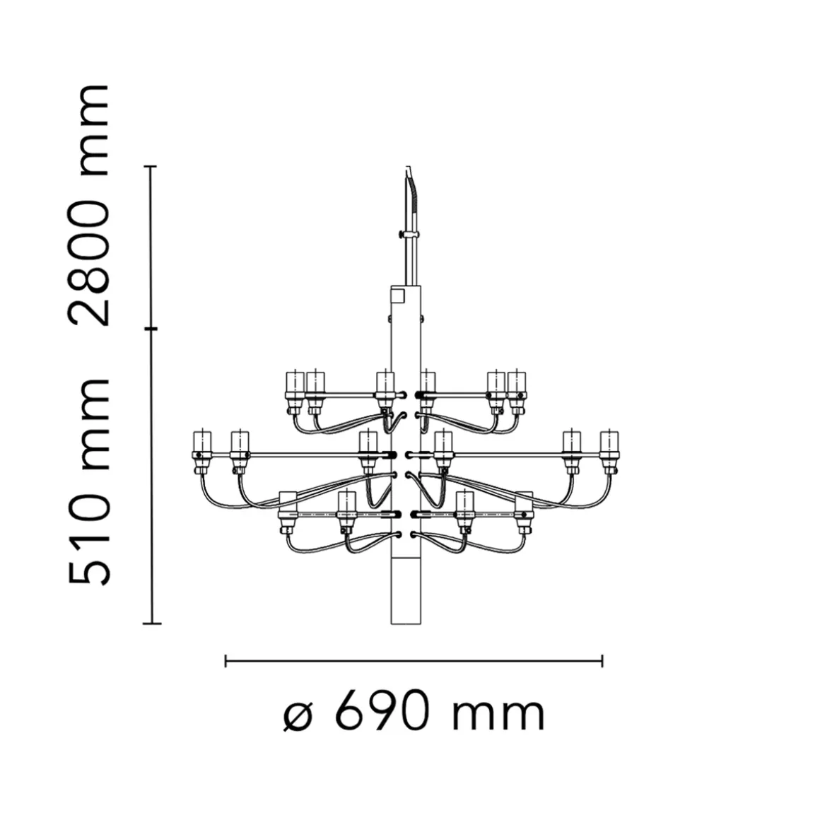 Flos 2097/18 Pendelleuchte, Rückläufer