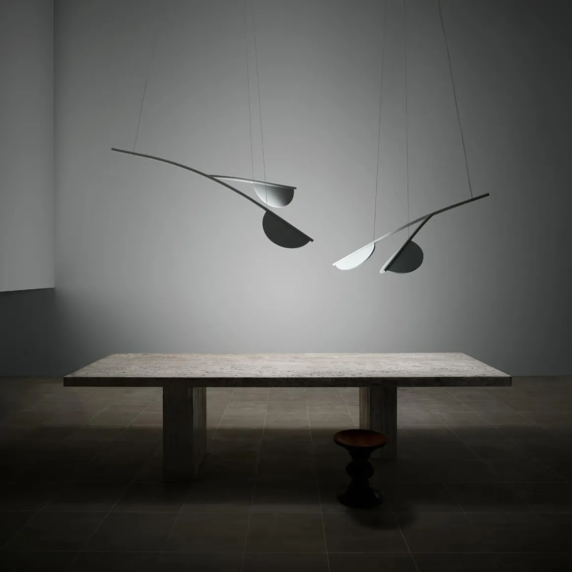 Flos Almendra Organic S2 Y Short LED Pendelleuchte