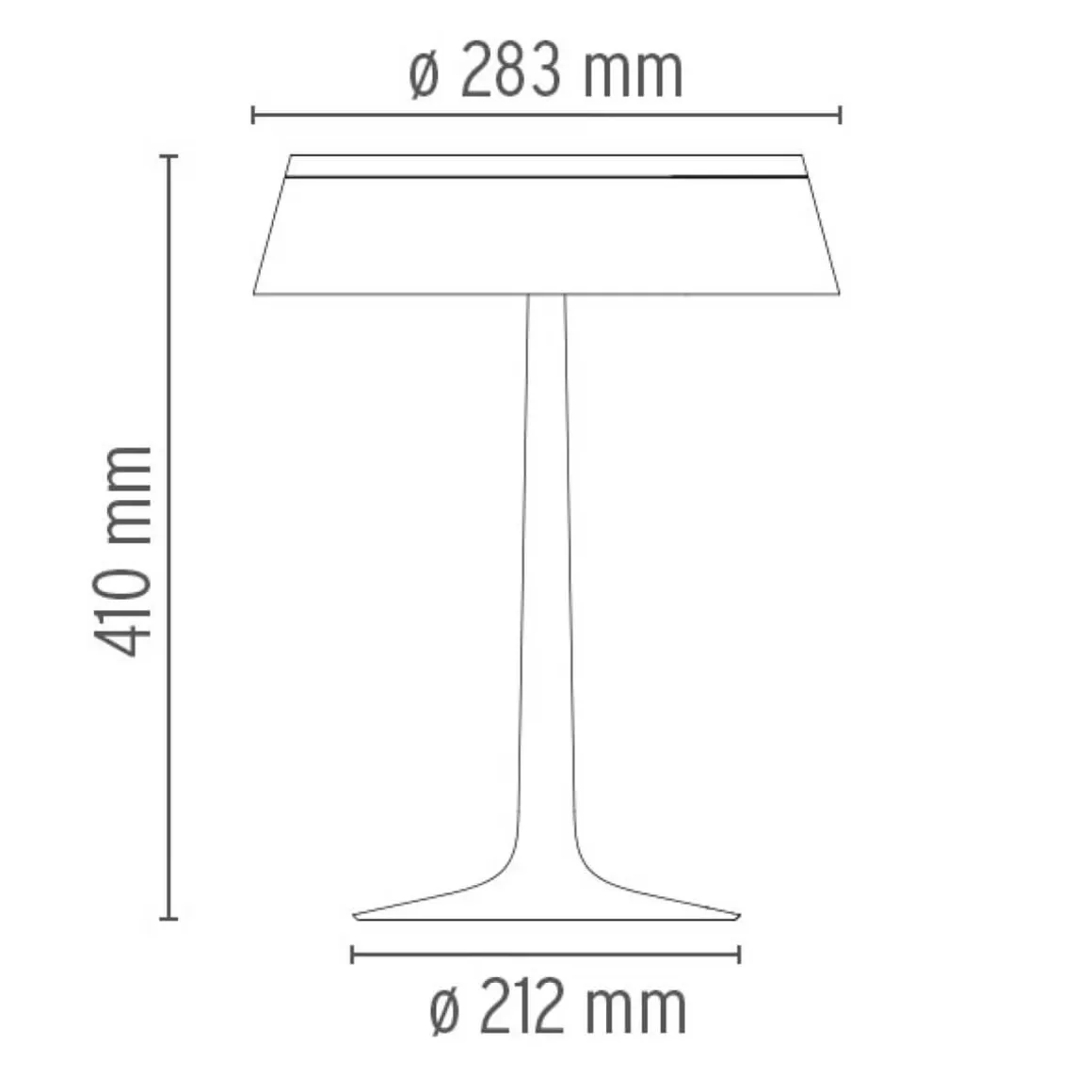 Flos Bon Jour Tischleuchte, weiß