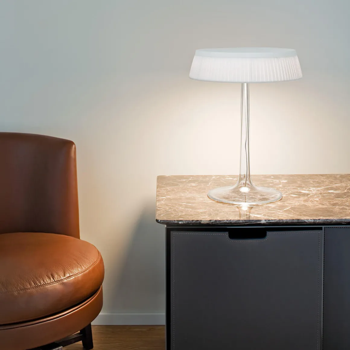 Flos Bon Jour Tischleuchte, weiß