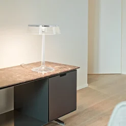 Flos Bon Jour Tischleuchte, Chrom