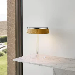 Flos Bon Jour Tischleuchte, Chrom