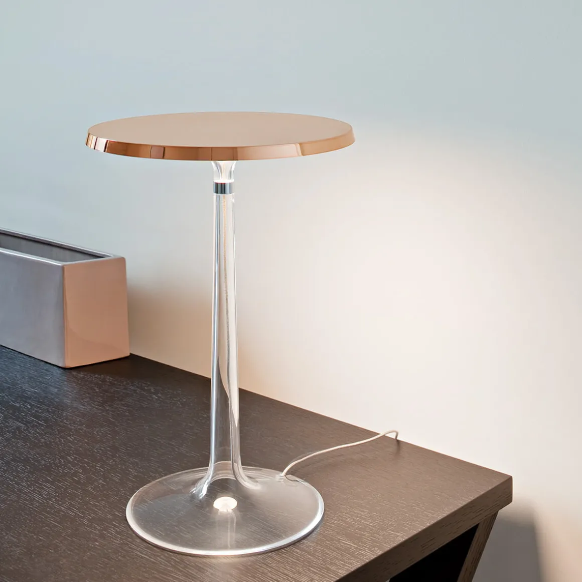 Flos Bon Jour Tischleuchte, Kupfer