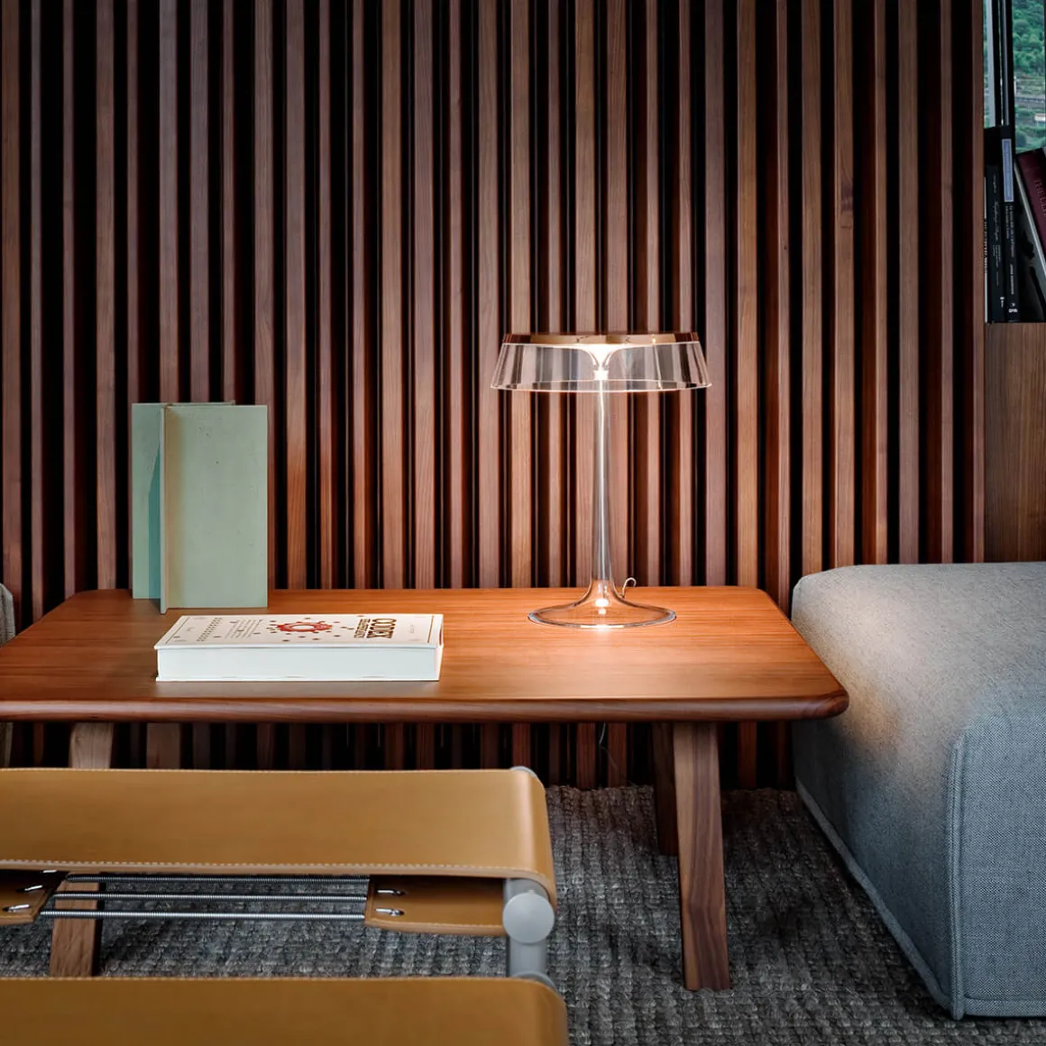 Flos Bon Jour Tischleuchte, Kupfer