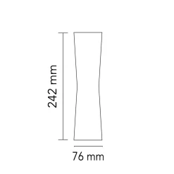 Flos Clessidra LED Outdoor Wandleuchte