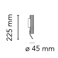 Flos Flauta H225 Riga LED Wandleuchte