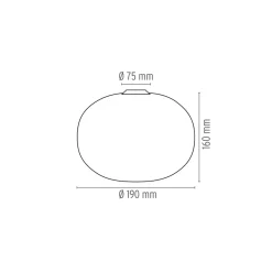 Flos Glo-Ball C/W Zero Wand- / Deckenleuchte