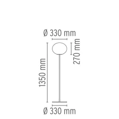 Flos Glo-Ball F1 Stehleuchte