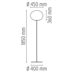 Flos Glo-Ball F3 Stehleuchte