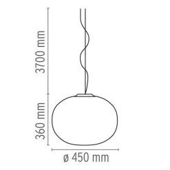 Flos Glo-Ball S Pendelleuchte