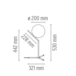 Flos IC T1 High Tischleuchte