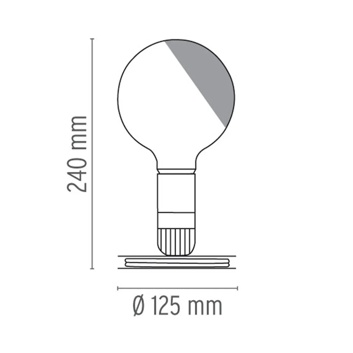 Flos Lampadina Tischleuchte