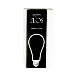 Flos LED Lampe E27 opal, 25 W, 2700 K, dimmbar