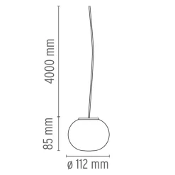 Flos Mini Glo-Ball S Pendelleuchte