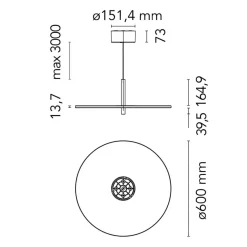 Flos My Disc LED Pendelleuchte