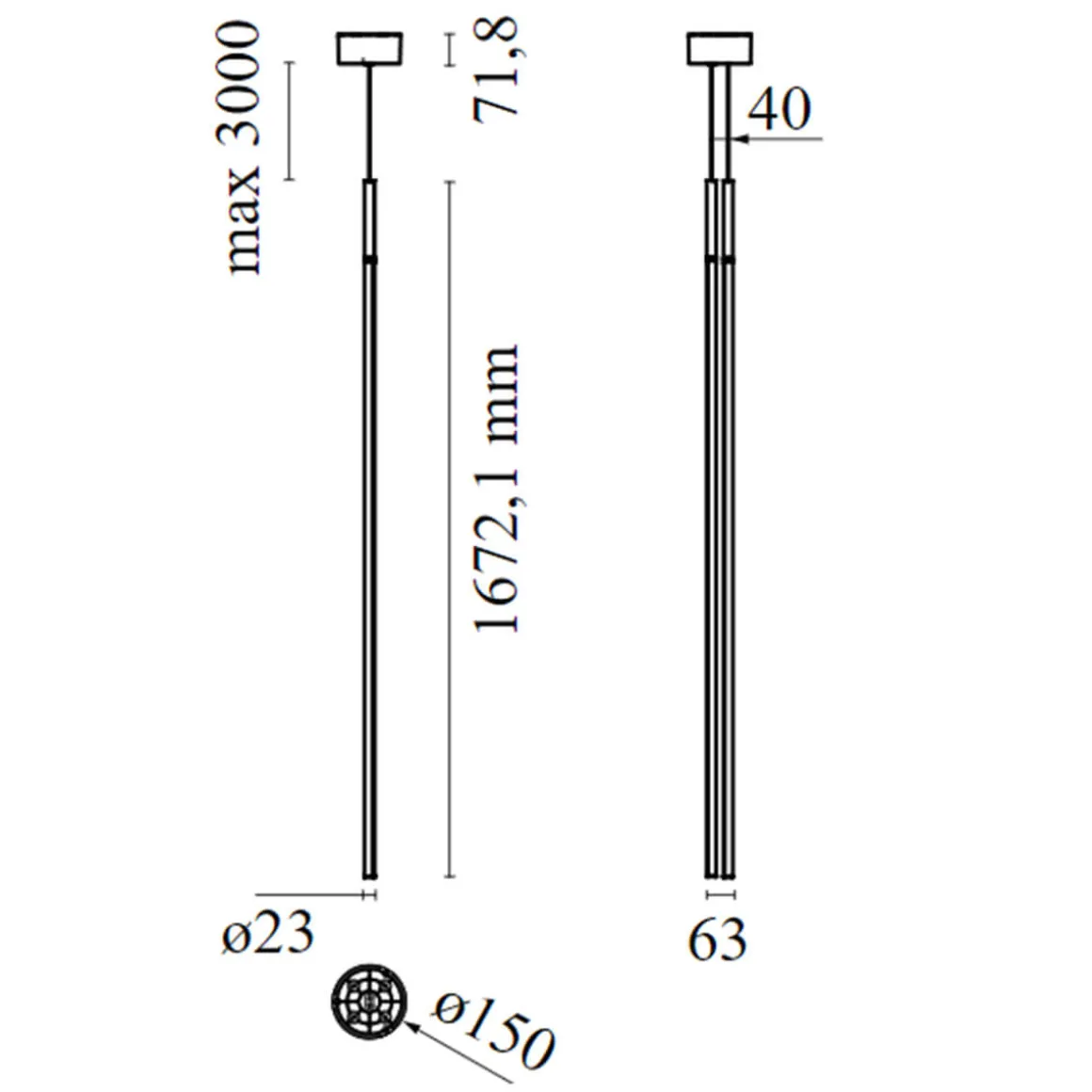 Flos My Lines LED Pendelleuchte