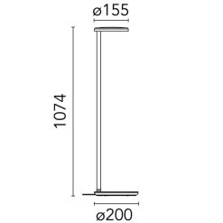 Flos Oblique LED Stehleuchte