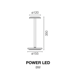 Flos Oblique LED Tischleuchte