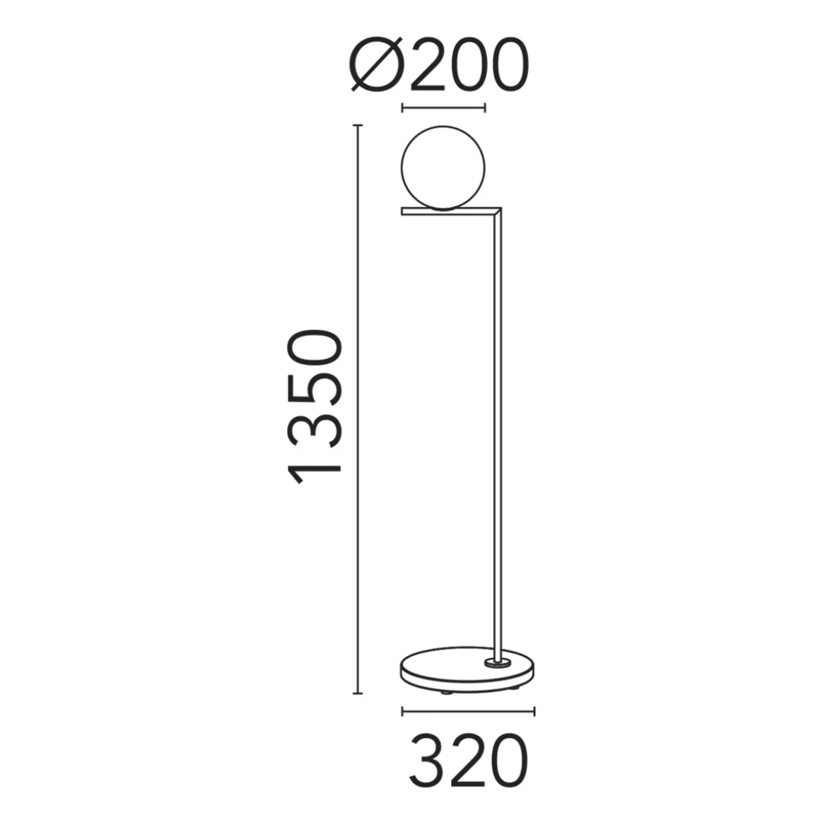 Flos Outdoor IC F1 Outdoor Stehleuchte