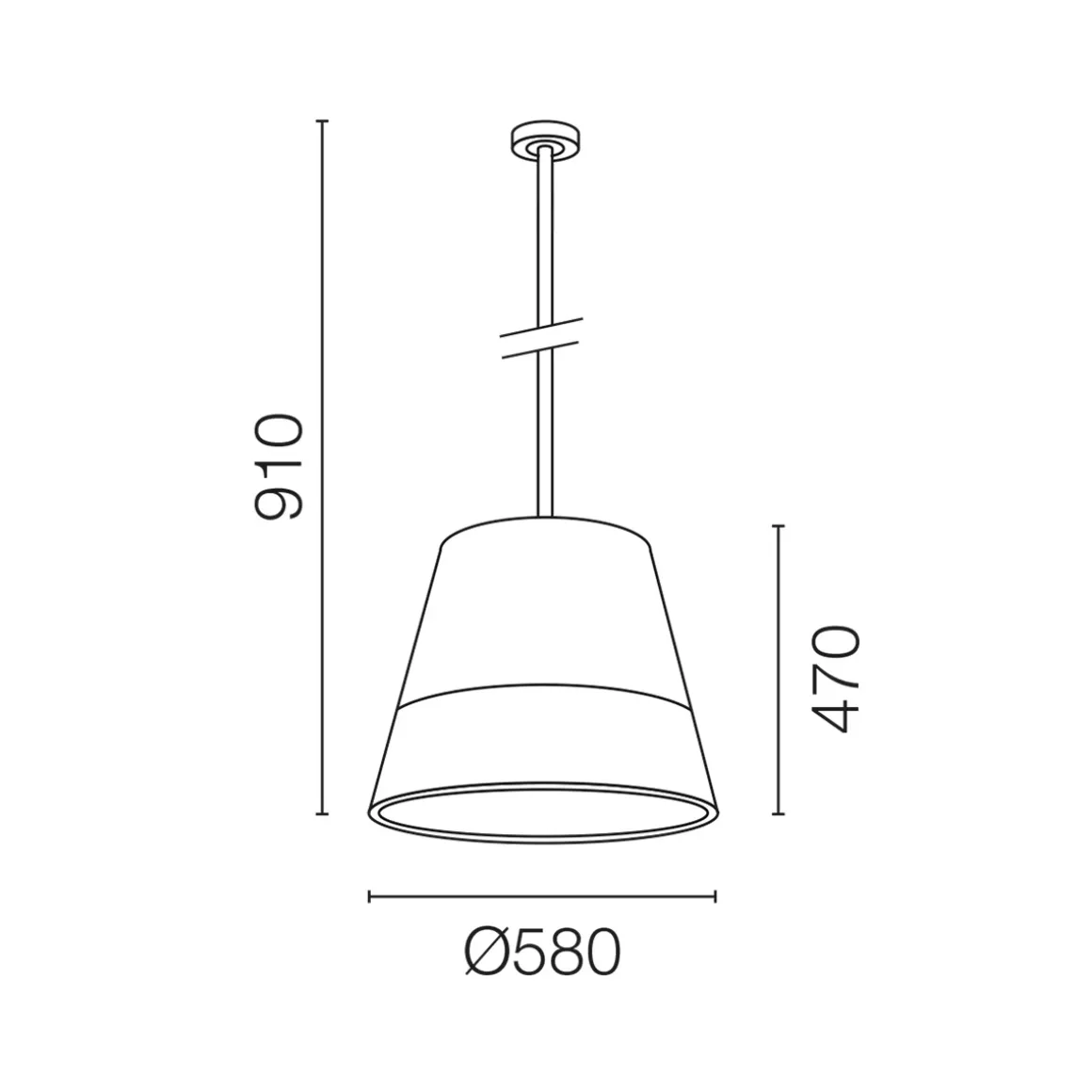 Flos Outdoor Romeo C3 Outdoor Pendelleuchte