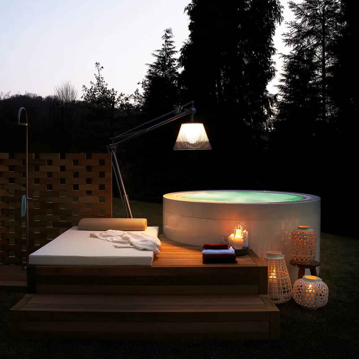 Flos Outdoor Superarchimoon Outdoor Stehleuchte