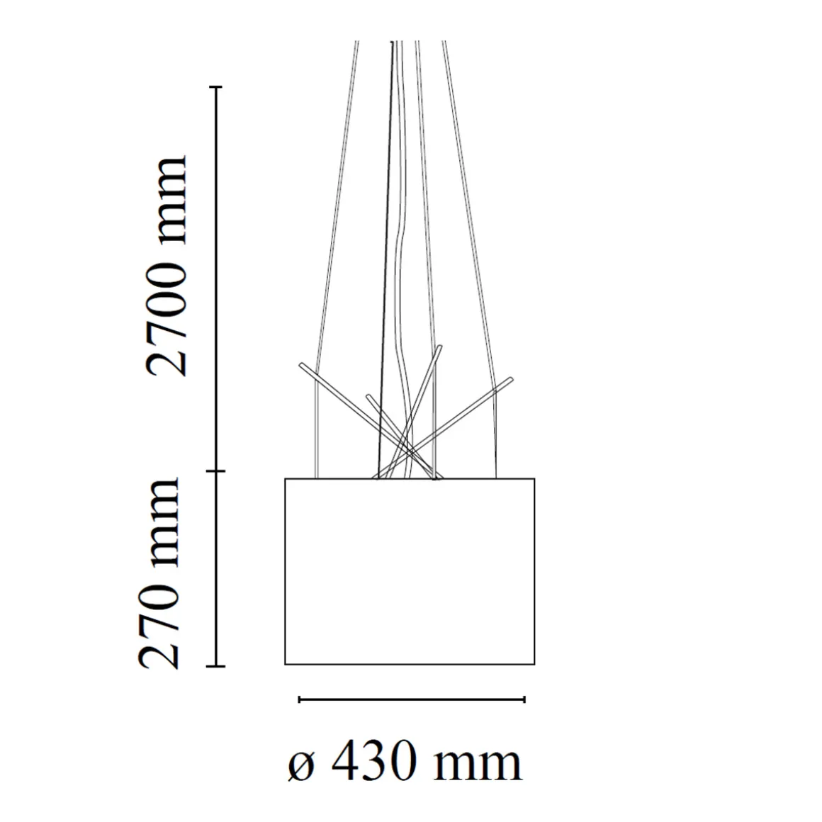 Flos Ray S Pendelleuchte