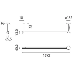 Flos Seki-Han S Pendelleuchte