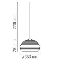 Flos Splügen Bräu Pendelleuchte