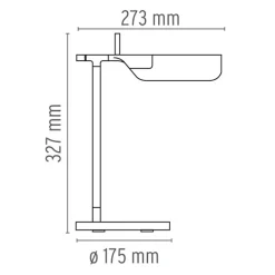 Flos Tab T LED Tischleuchte