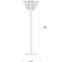 Fontana Arte 0024 Stehleuchte