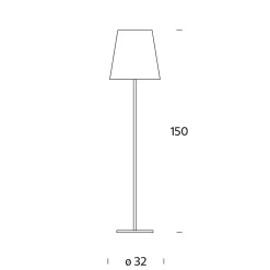 Fontana Arte 3247 Stehleuchte