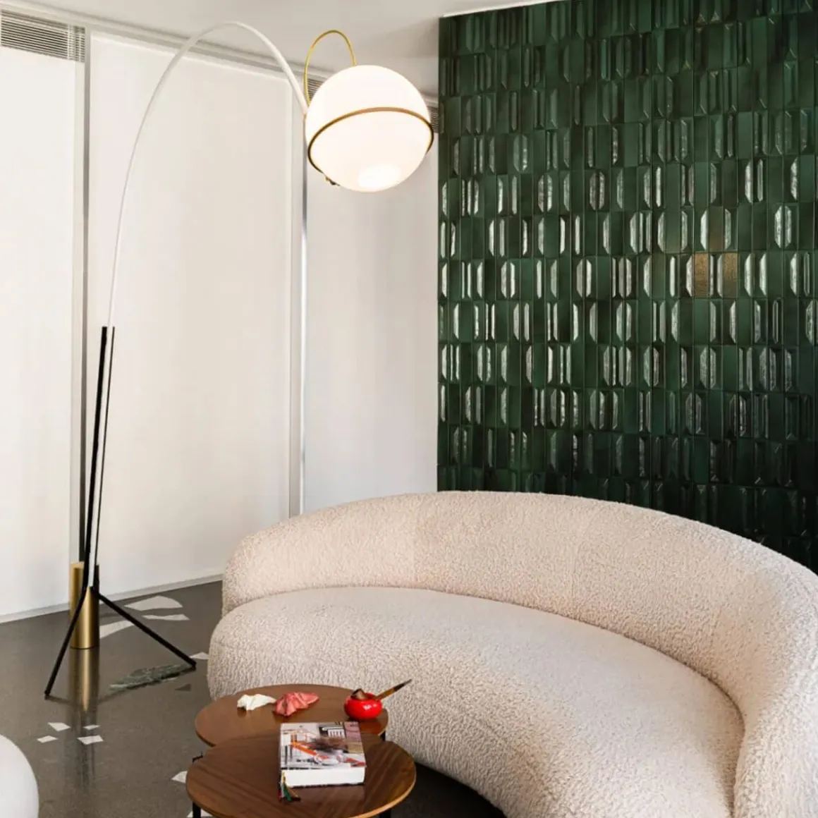 Fontana Arte Alicanto LED Bogenleuchte