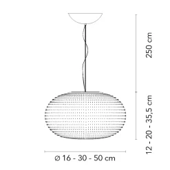 Fontana Arte Bianca Pendelleuchte