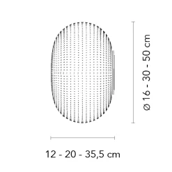 Fontana Arte Bianca Wand- / Deckenleuchte