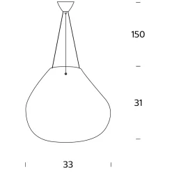 Fontana Arte Bolla Pendelleuchte