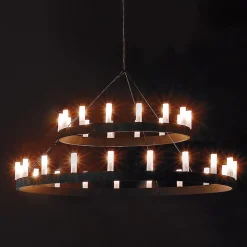 Fontana Arte Chandelier Doppio Pendelleuchte