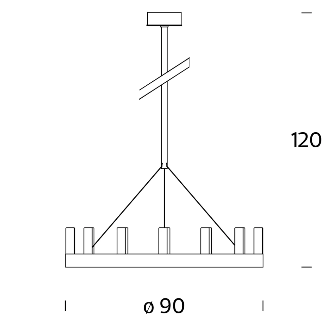 Fontana Arte Chandelier Pendelleuchte