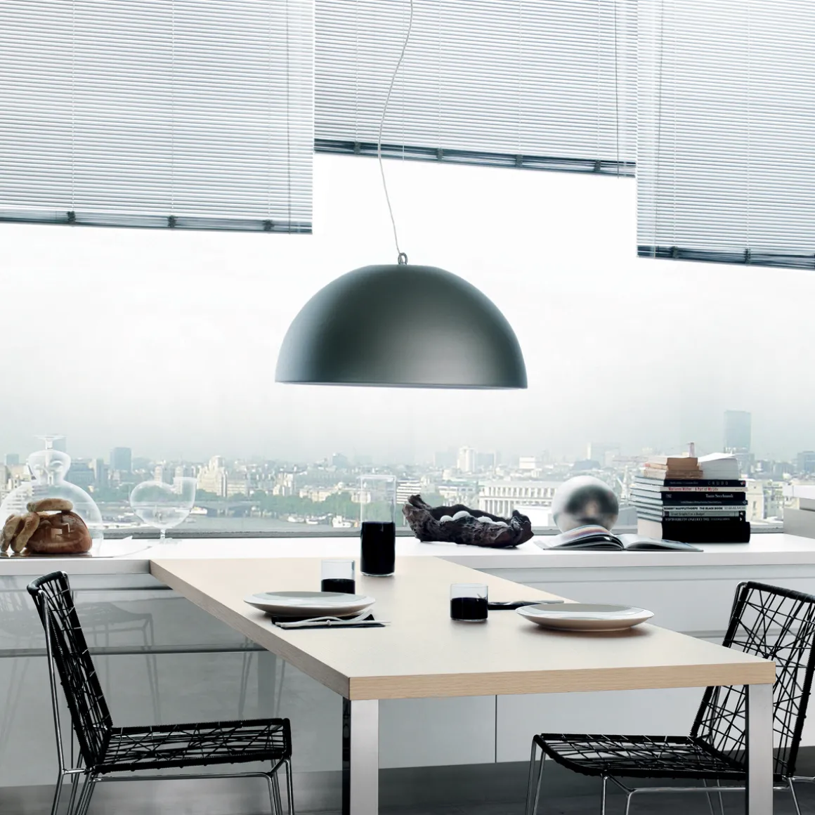 Fontana Arte Cupola Media Pendelleuchte, Auslaufmodell