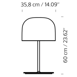 Fontana Arte Equatore LED Tischleuchte