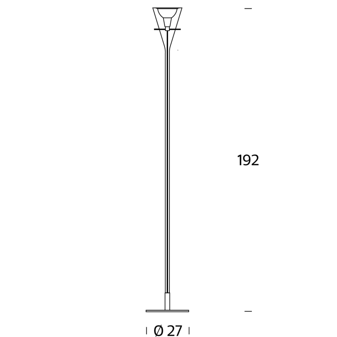 Fontana Arte Flûte Stehleuchte