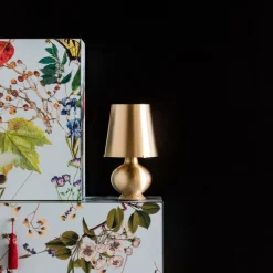 Fontana Arte Fontana Piccola Tischleuchte, Messing