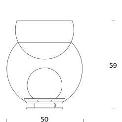 Fontana Arte Giova Tischleuchte