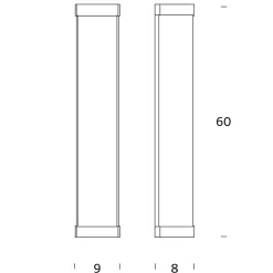 Fontana Arte Maristella Wandleuchte, Abverkaufsware