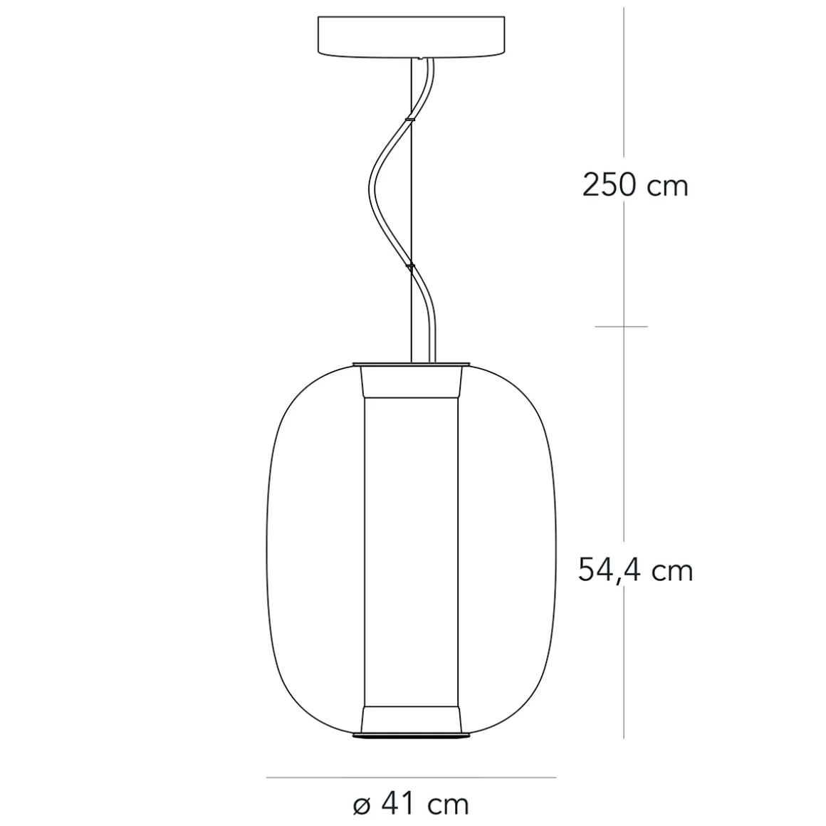 Fontana Arte Meridiano Grande LED Pendelleuchte