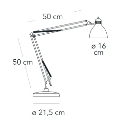 Fontana Arte Naska LED Tischleuchte