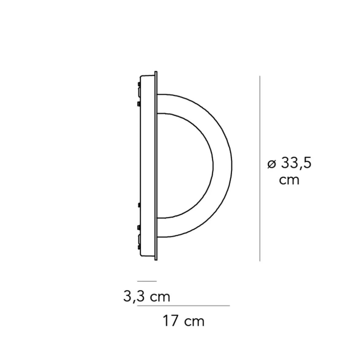 Fontana Arte Oort LED Wand- / Deckenleuchte