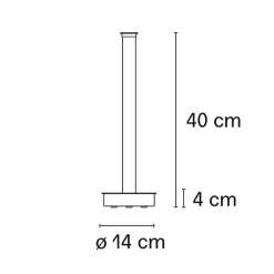 Fontana Arte Oort Outdoor LED Stehleuchte