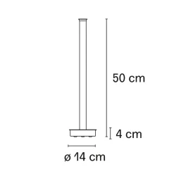 Fontana Arte Oort Outdoor LED Stehleuchte